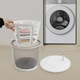 thumbnail image 5 of Portable Washer Machine, 2 in 1 Manual Washing Machine & Dryer with 4.4 LBS Washing Capacity, 40-50% Dehydration Rate, Portable Clothes Washing Machines, Compact Outdoor Washer Spin Dryer Grey, 5 of 20
