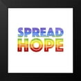 thumbnail image 2 of Reed, Tara 12x12 Black Modern Framed Museum Art Print Titled - Rainbows IX-Spread Hope, 2 of 5