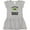 AC-Heather Grey, variant on Lacrosse Is My Favorite Season Girls Toddler Dress