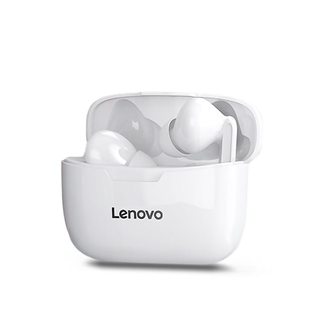 Auriculares XT90 Auriculares inalámbricos BT Auriculares deportivos internos Auriculares impermeables a prueba de sudor de baja latencia con control táctil Blanco Lenovo Auriculares
