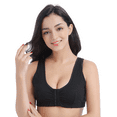 thumbnail image 6 of BIMEI Front-Closure Mastectomy Bra Pocket Bra for Silicone Breast forms 9915,Black,40 for 40ABCD, 6 of 7
