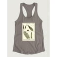 thumbnail image 3 of Fern Classification I Racerback Tank Women -Denis Diderot Designs, Female Medium, 3 of 4