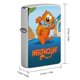 thumbnail image 2 of Heathcliff y los gatos Cadillac-theme Copper Metal Lighter Shell, Premium Replacement Refillable Lighter Case with Durable Metal Construction, Compatible with Zippo and Most Standard Lighter Models, 2 of 6