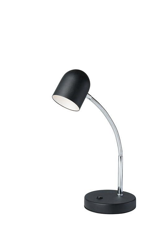 12 5 In Matte Black Led Goose Neck, Portfolio Black Table Lamps