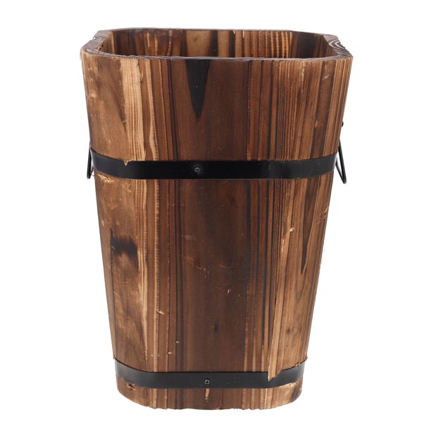 ColoMX Maceta de flores de madera multipropósito de madera maceta de flores retro