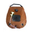 thumbnail image 1 of Transemion PVC Solar-powered Outdoor Shower Bag Replacement 20L Camping Mountaineering Water Storage Pouch Container with Temperature Gauge Brown, 1 of 9