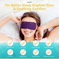 thumbnail image 2 of Heated Eye Steam Mask Dry Eyes Self Warm Compress for Dark Circles Puffiness Treatment Warming Eye Mask for Relaxation & Moist Heat Therapy Fatigue, Stress, and Migraine 6 Pack Aromas Home Spa, 2 of 7
