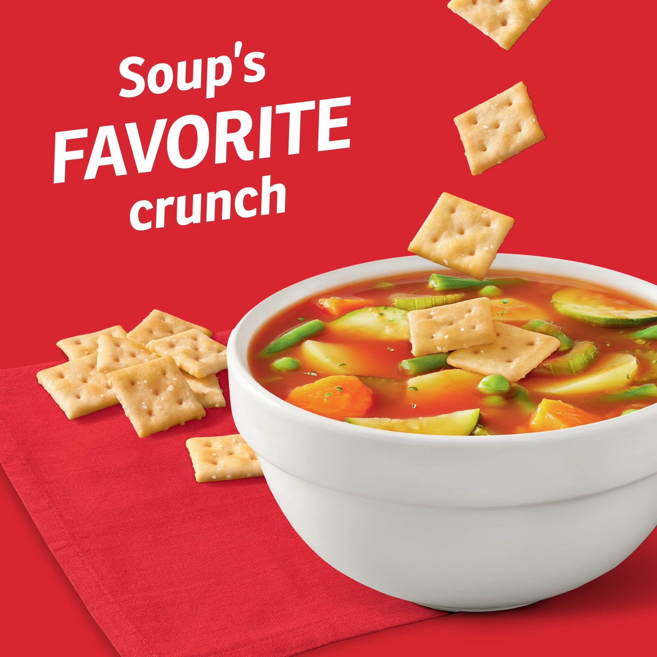 (3 pack) Zesta Minis Original Saltine Crackers, Soup Crackers, 11 oz