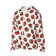 thumbnail image 2 of Fotbe Hand Drawn Strawberry Men's Women's UPF 50+ Sun Protection Jacket Hooded Cooling Shirt with Pockets Hiking Outdoor Performance-X-Large, 2 of 9