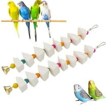 Tutuviw Natural Bird Calcium Cuddle Bone for Parrot,Bird Beak Trim Cuttlebone,Teething Toy for Birds,Calcium Chewing Parrot Plaything Cuttlebone Toy for Cockatiels for Engaging Playtime