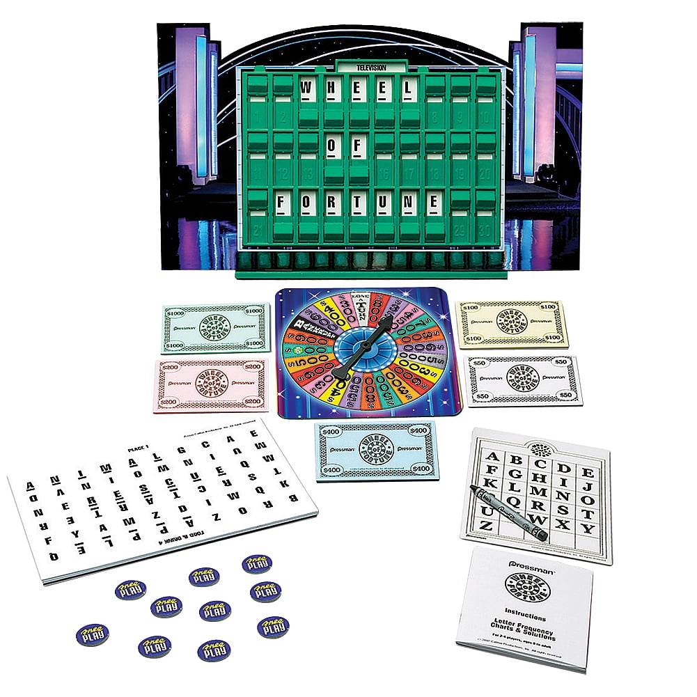 wheel of fortune board game 4th edition