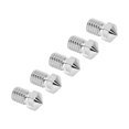 thumbnail image 1 of 5Pcs Copper Plated 3D Printer Nozzles High Thermal Conductivity  Inner Wall Compatible With 1.75mm Filament For V5-V6 Extrusion Hot End 3D Printer, 1 of 8