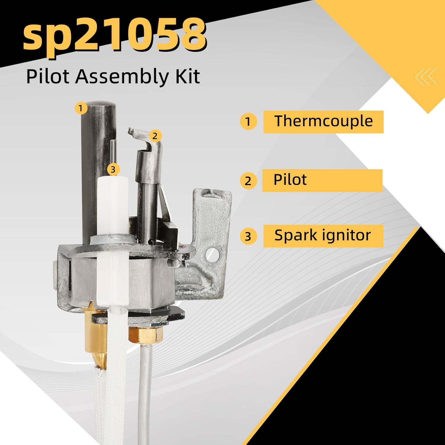 SP21058 Pilot Assembly Replacement Replace for Kit Compatible with Rheem Water Heaters