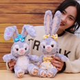 thumbnail image 4 of Figuritas de Stellalou de Disney de 35cm y 50cm, llavero colgante de juguete de felpa, muñeco de conejo vestido, regalo de conejo lindo, imprescindible para niñas y niños, 4 of 4