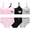 Mixed color 3PCS-E, variant on LYMAYTER Girls Toddler Soft Stretch Underwear Set Crop Cami First Time Beginner Training Bra Daily Wear