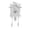 White, variant on Cuckoo Wall Clock Classic Bavarian Style Bird Call Hourly Chime Distressed Plastic Decorative Clock for Home Living Room Kids Bedroom Office