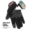 thumbnail image 4 of Guantes de motocicleta con pantalla táctil transpirables Red M para hombres y mujeres, guantes antideslizantes para carreras de motocross para motocicletas y scooters., 4 of 4