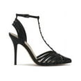 thumbnail image 2 of Jessica Simpson Wisata2 Womens Heels Black Ankle Strap Pointy Stiletto Heel Pump (Black, 11), 2 of 6