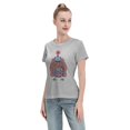 thumbnail image 4 of T-Shirt Basique à Manches Courtes pour Femmes une Pièce Jinping, 4 of 6