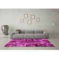 thumbnail image 3 of Ahgly Company Indoor Square Patchwork Pink Transitional Area Rugs, 7' Square, 3 of 4