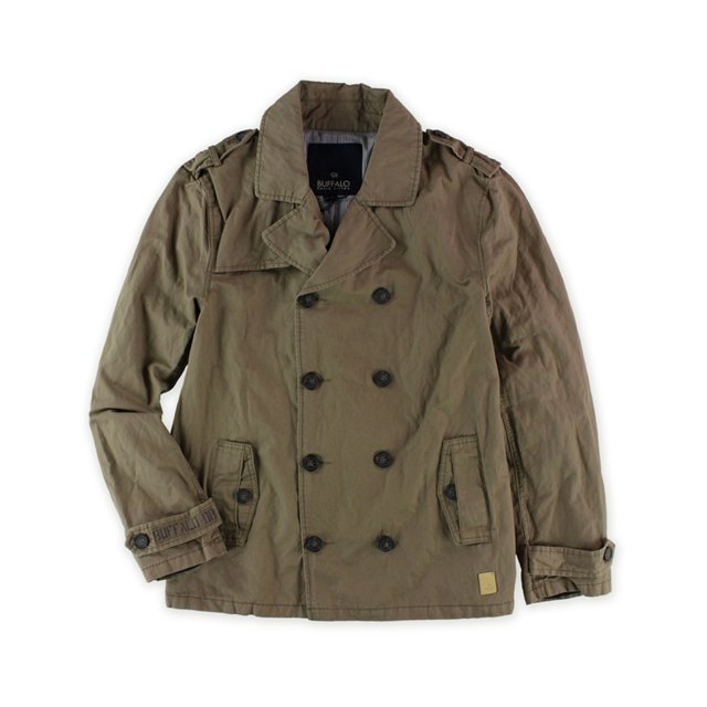 Buffalo David Bitton chamarra ligera para hombre, marrón, grande Buffalo David Bitton chaquetón