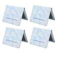 thumbnail image 4 of Piezas Titular del Certificado de Vacunación Marmoleado Impermeable Funda Protectora de Tarjeta de Vacunación de Cuero PU para Tarjeta de Identificación Tarjeta de Crédito Aguamarina, 4 of 5