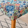 thumbnail image 6 of Dining Room Chair Covers Set of 6,Printed Pattern Parsons Chair Slipcovers Removable Washable Kitchen Seat Dining Chairs Protector Cover for Home or Party, 6 of 6