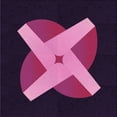 thumbnail image 1 of Ahgly Company Machine Washable Indoor Square Transitional Orchid Purple Area Rugs, 8' Square, 1 of 7