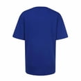 thumbnail image 5 of Pntutb Hauts d'Été de Mode pour Femmes T-Shirt Décontracté à Imprimé Lettres Sourire pour Femmes Col Rond à Manches Courtes Haut T-Shirt à Manches Courtes Col Rond/chemise Rollback, 5 of 5