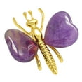thumbnail image 5 of Sunjoy Tech Butterfly Ornament Handcrafted Natural Materials Polished Good Meaning Vivid Wealth And Luck Natural Faux Crystal Butterfly Statue Home Supplies, 5 of 8