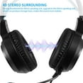 thumbnail image 2 of Matsuzay Auriculares para juegos Auriculares con cable de 3,5 mm Teléfono móvil Estéreo Deportes Sonido de alta con micrófono Auriculares Cables de audio/vídeo, 2 of 6