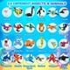 thumbnail image 4 of Set de bloques de construcción NOMISURIT Ocean Animals para niños de 6 a 12 años, 24 peniques, 4 of 7