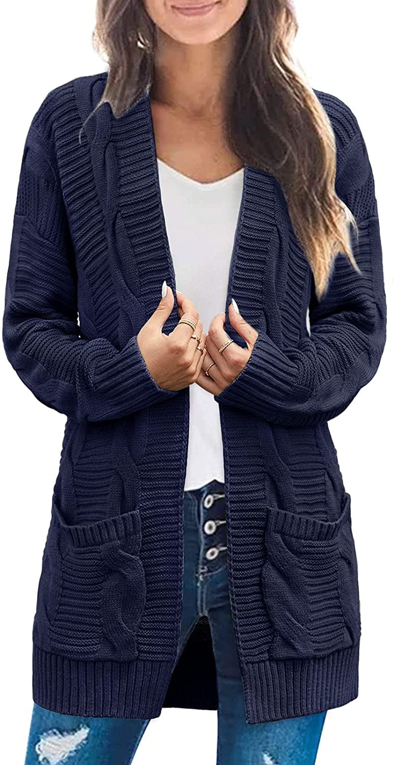 navy blue cardigan walmart