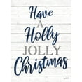 thumbnail image 2 of Rader, Lauren 25x32 White Modern Wood Framed Museum Art Print Titled - Have a Holly Jolly Christmas, 2 of 4