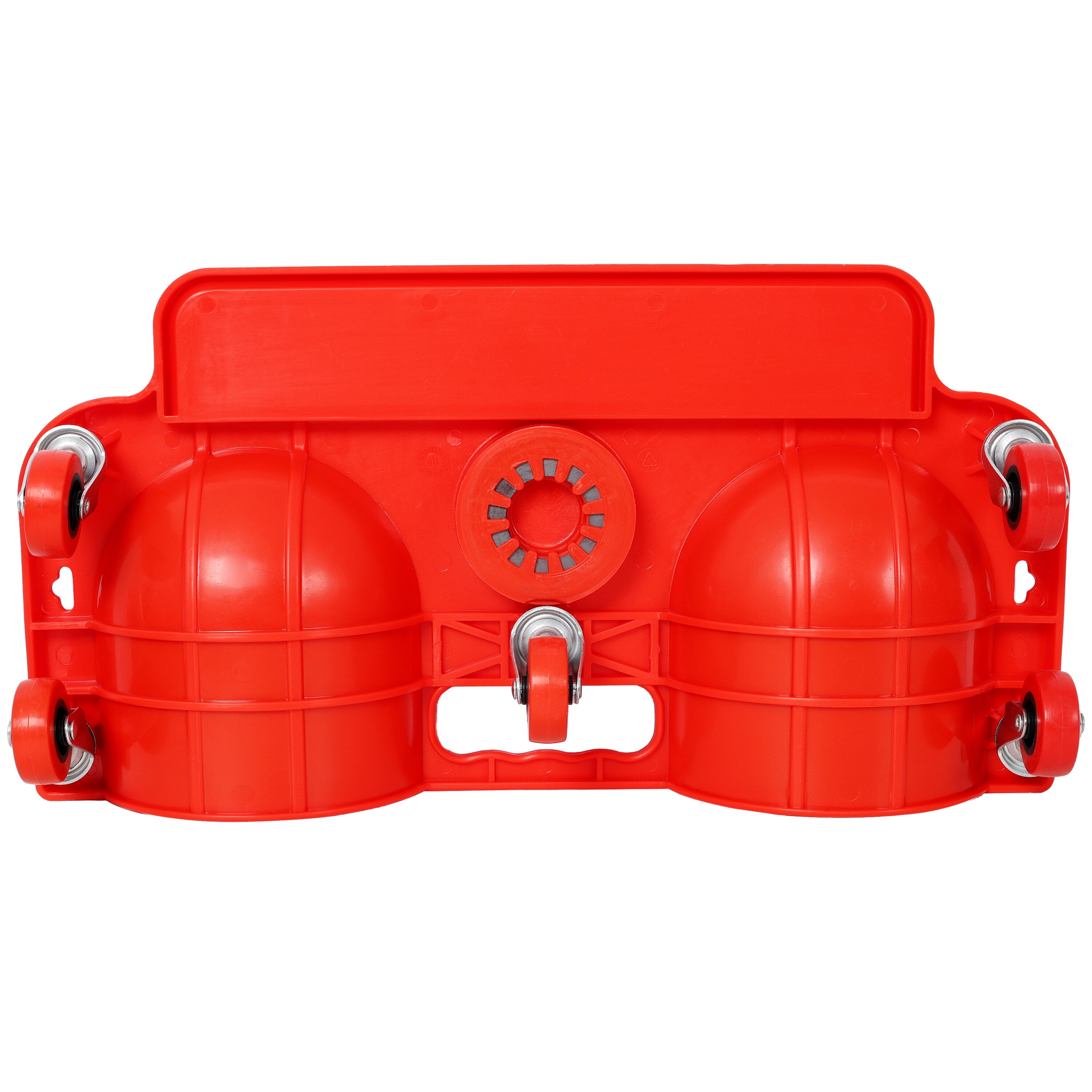 Rolling Knee Creeper Durable Knee Pads with 360 Degree Turn Casters and Tool Tray,for Garage Workshop Garden,Red,
