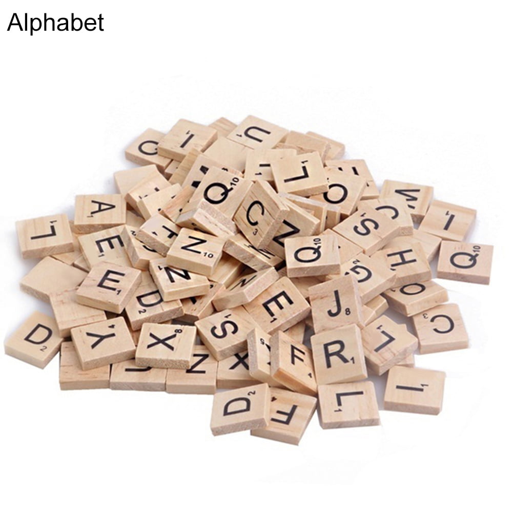 Details about   100pcs Wooden Letters Alphabet Wooden Crafts DIY   Decor 