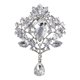 thumbnail image 5 of Broches de Diamantes de Imitación para Boda, Broches de Cristal para Novia, Alfileres Decorativos de Moda, Broche para Mujer, Pin para Falda, Ropa, Su Plata, 5 of 10