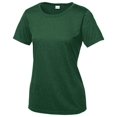 thumbnail image 1 of Sport-Tek Tee-Shirt Col Rond pour Femmes 4TG Vert Forêt Chiné, 1 of 4