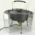 thumbnail image 4 of Outdoor Mini Portable Foldable 11-Plate Camping Picnic BBQ Cooking Stove Windscreen, 4 of 9