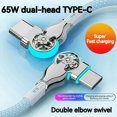 thumbnail image 3 of Double Headed Type-C Cable Fast Charging Cord Prof, 3 of 8