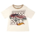 thumbnail image 3 of Hot Wheels Cotton Gauze Button Down Shirt, T-Shirt and Shorts 3 Piece Outfit Set Infant to Little Kid, 3 of 5