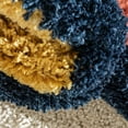 thumbnail image 4 of Well Woven Gigi Katniss Modern Kids Shag Moroccan Ivory Blue Thick 7'10" x 9'10" Area Rug, 4 of 7