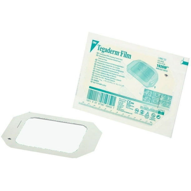 Tegaderm Film Dressing 1626W Box of 50, Transparent