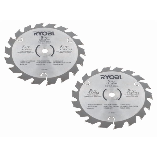 Hojas de sierra circular RYOBI, paquete de 2 unidades, 150 x 1,5 mm
