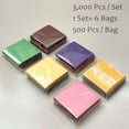 thumbnail image 2 of Wrapables 2" x 2" Assorted Colors Tissue Paper for Scrapbooking, Arts & Crafts, DIY 3000pcs, 2 of 7