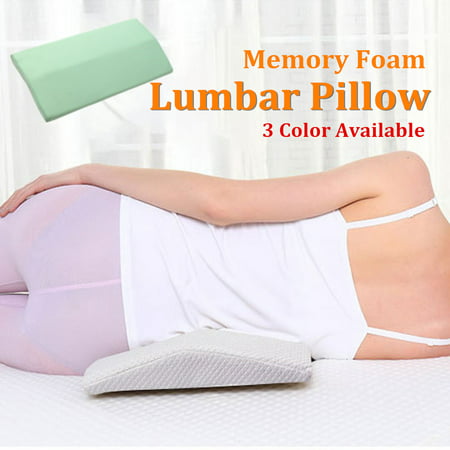 Meigar Memory Foam Sleeping Pillow Lower Back Pain Orthopedic Lumbar Support Foot