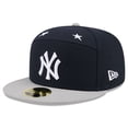 thumbnail image 3 of Men's New Era Navy/Gray  New York Yankees 2025 MLB All-Star Game Side Patch 59FIFTY Fitted Hat, 3 of 5