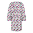 thumbnail image 5 of Jindong Robes en Peluche pour Femmes Décontractées et Confortables à Manches Longues Imprimées Colorées Peignoir pour Dames Robes pour Femmes, 5 of 5