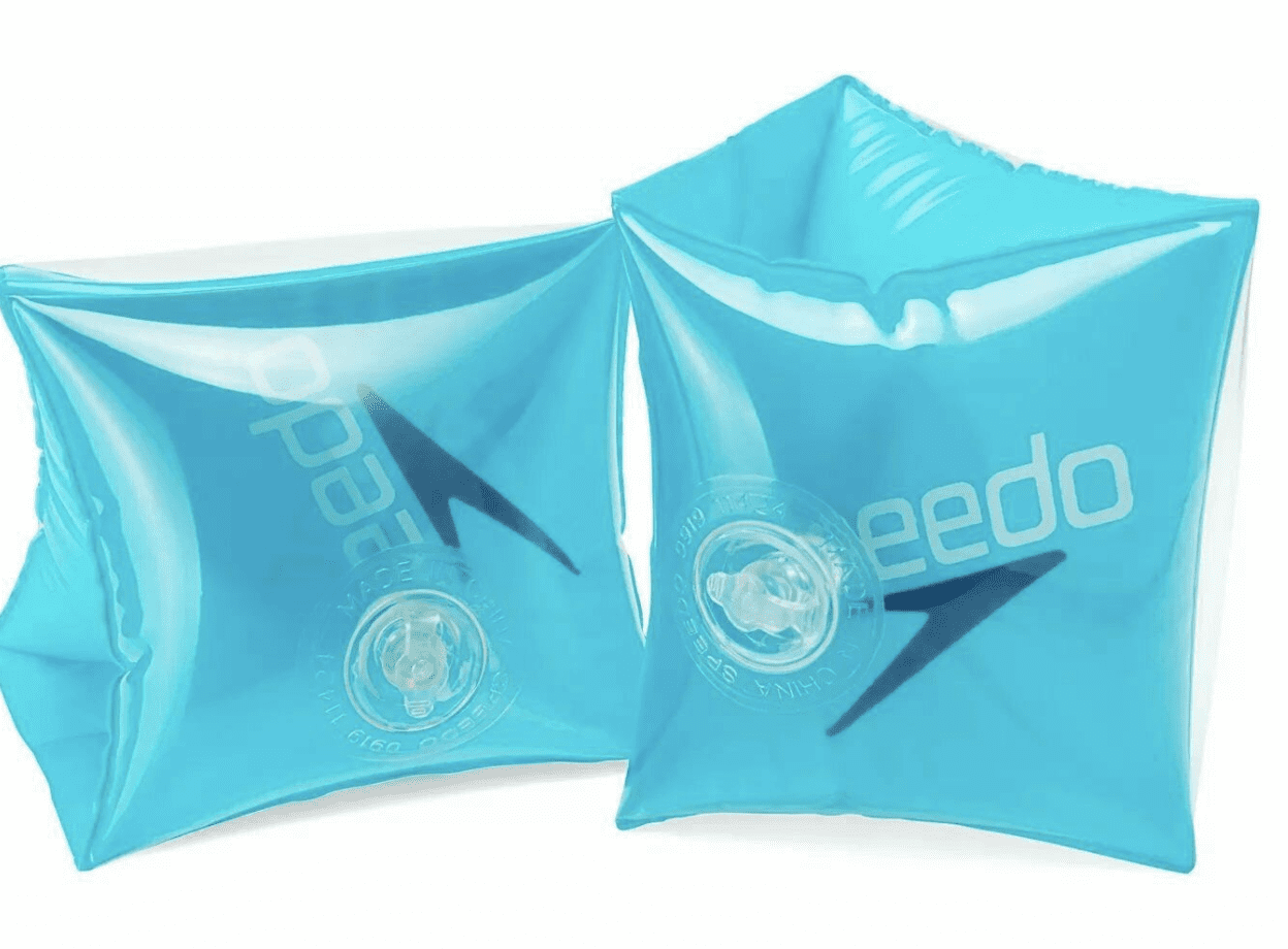 NEW Speedo Kids Dual Chamber Heavy Duty Inflatable Basic Armbands Ages 2-12 