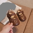 thumbnail image 2 of SROBPTY Toddler Girls Sandals Leather Summer Closed Toe Flat Shoes for 0-3 Years, 2 of 5